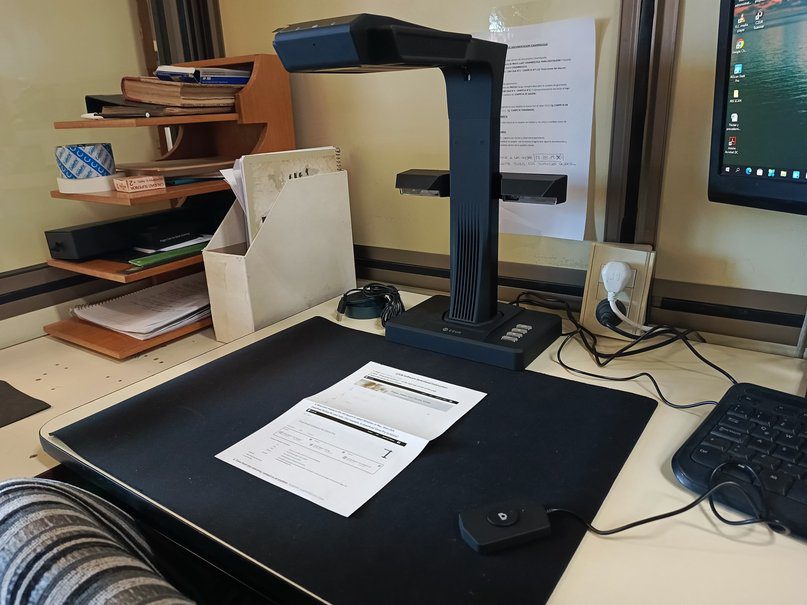 Aular donó un escaner para digitalizar documentos