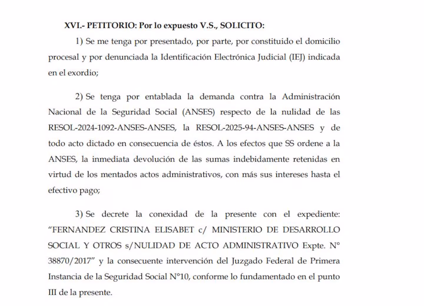 Cristina Kirchner