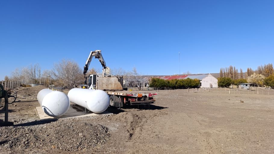 Chubut garantiza suministro de gas en escuelas y hospitales de la cordillera
