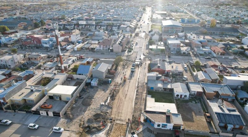 Continúan las mejoras en infraestructura urbana en el barrio Juan XXIII - comodoro