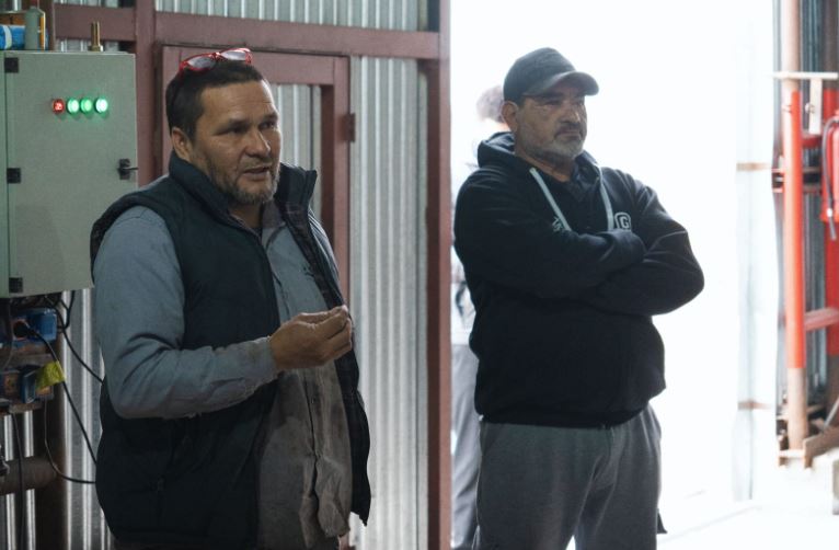 Intendente Biss recorrió instalaciones de nueva empresa ubicada en el Parque Industrial de Rawson