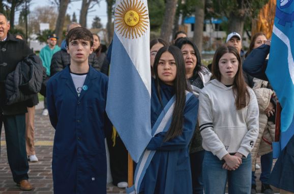 Rawson conmemoró la Revolución de Mayo