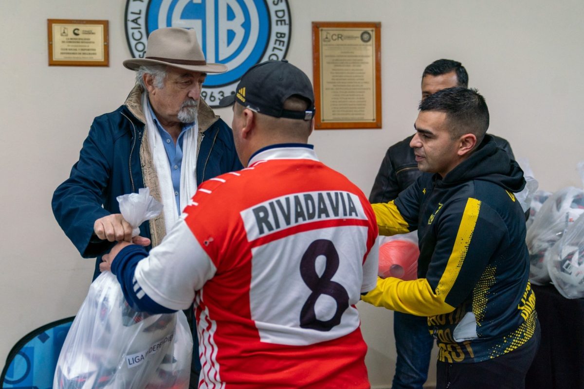 Apoyo al fútbol barrial en Comodoro
