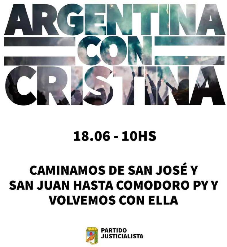 Marcha a Comodoro Py: el PJ ratifica respaldo a Cristina tras fallo de la Corte