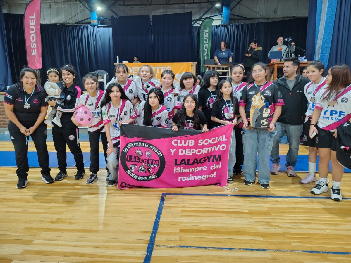 Equipos campeones y compromiso municipal con el deporte infantil en Esquel