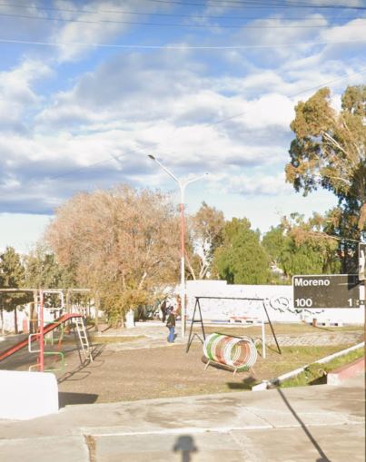Vandalismo en plazas - Trelew