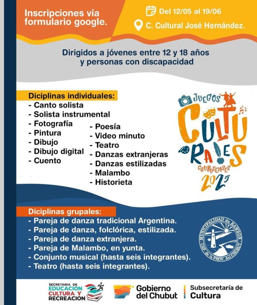 Juegos culturales chubutenses