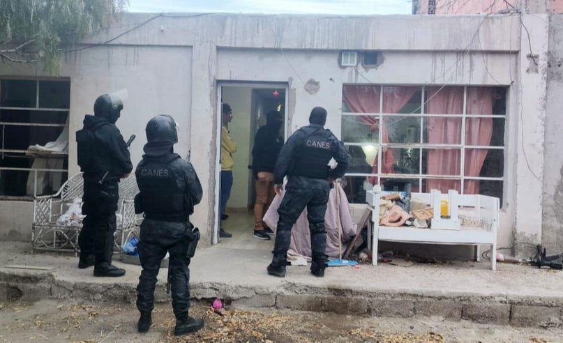 Allanamientos por amenazas armadas en Puerto Madryn