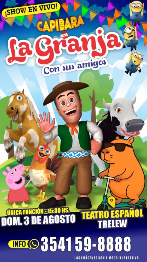 Capibara en la Granja en Trelew