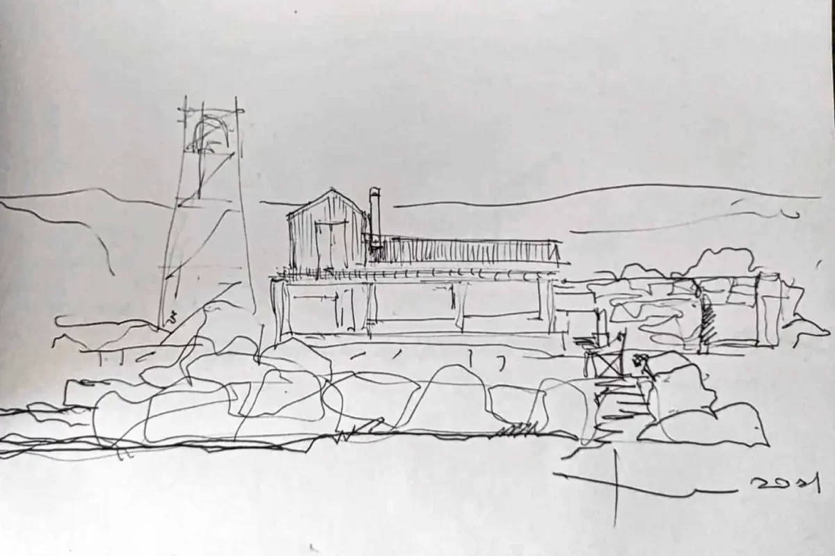 casa más cercana al mar en la Patagonia