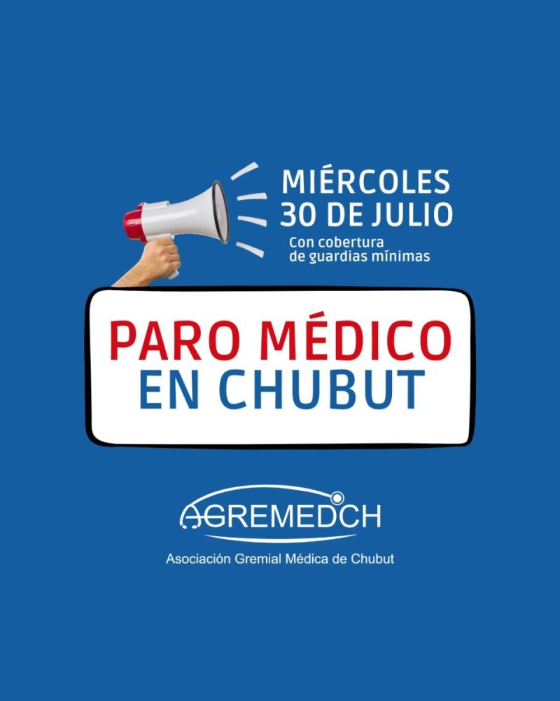 paro de médicos en Chubut
