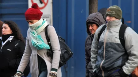 Trelew es la segunda ciudad más fría del país con una sensación térmica de -16,4 °C