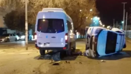 Adolescente volcó camioneta en Comodoro