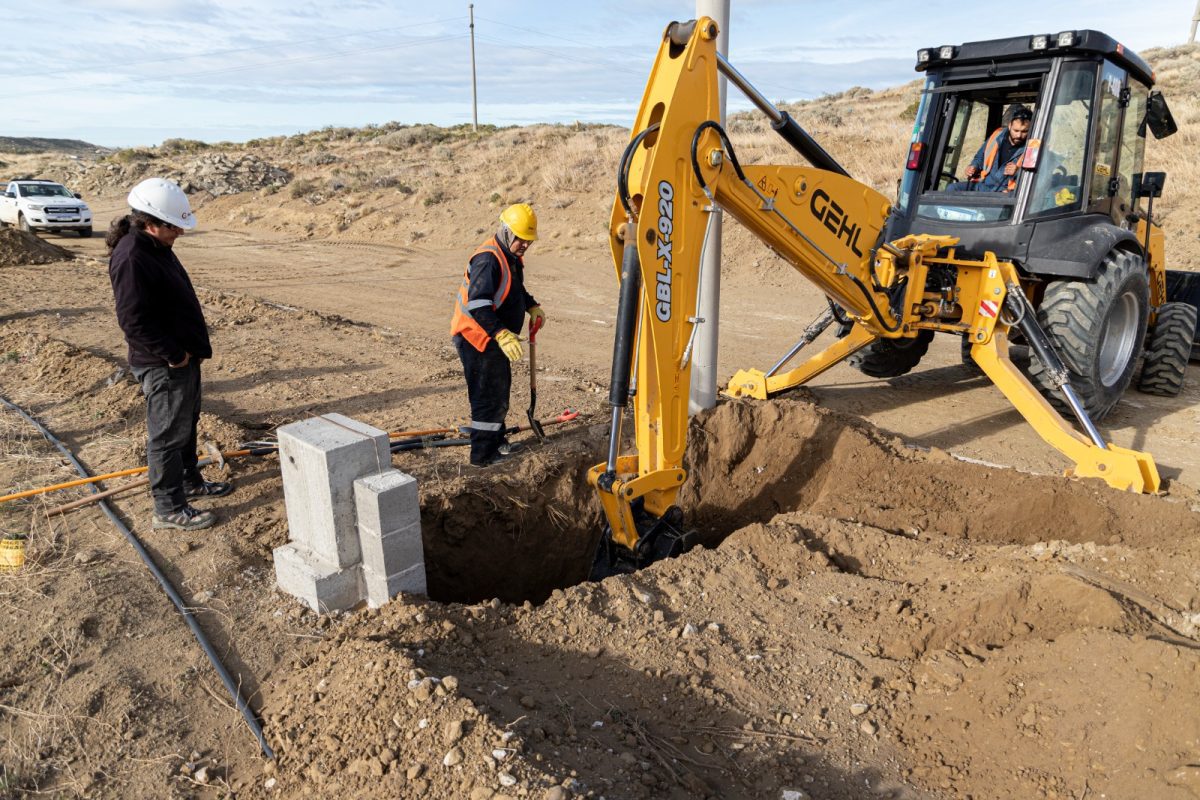 Comodoro avanza con obra de gas en Acceso Sur para 200 familias