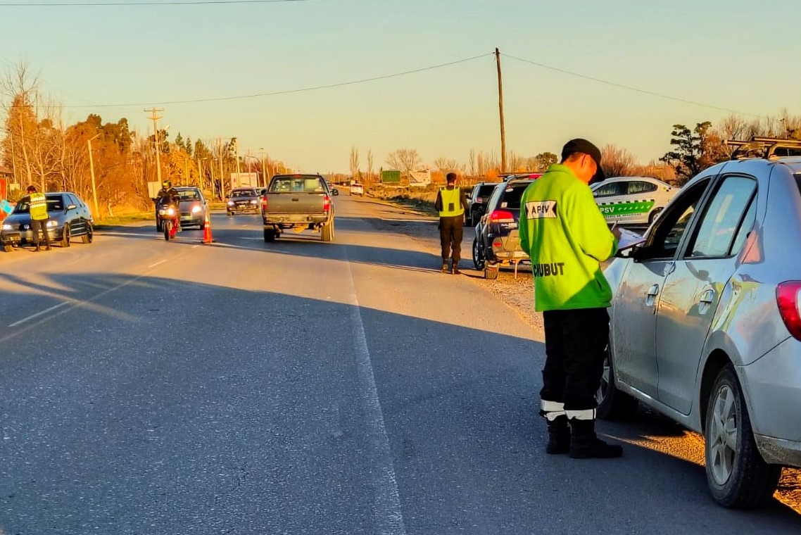 Chubut controló 7.500 vehículos en operativos