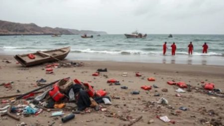 Decenas de migrantes mueren y desaparecen en naufragio frente a Yemen