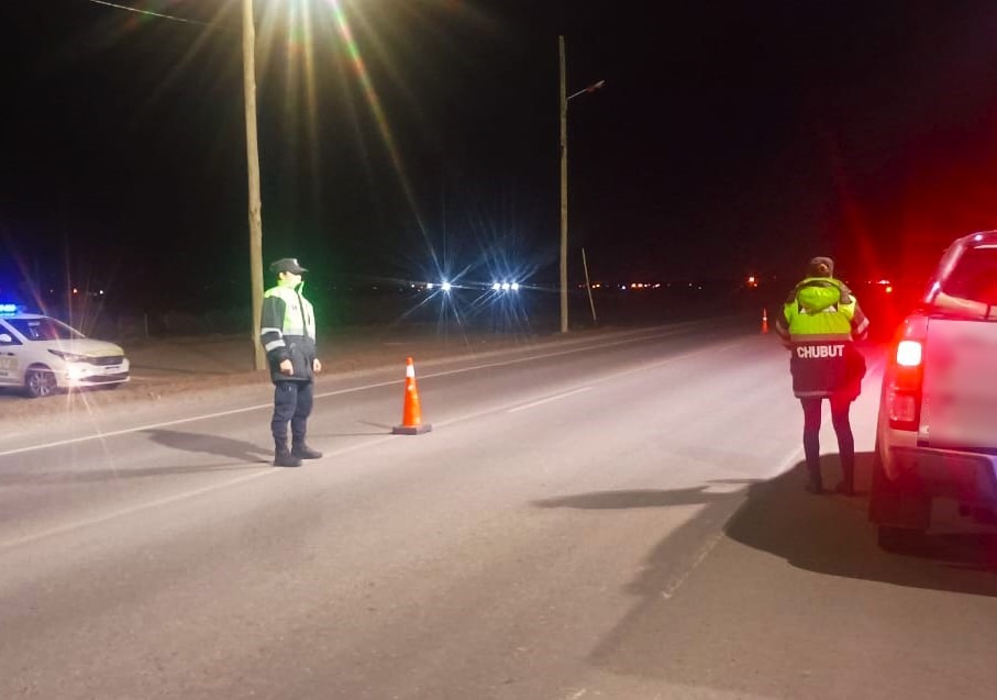 Chubut controló 9.000 vehículos y detectó 26 conductores alcoholizados 