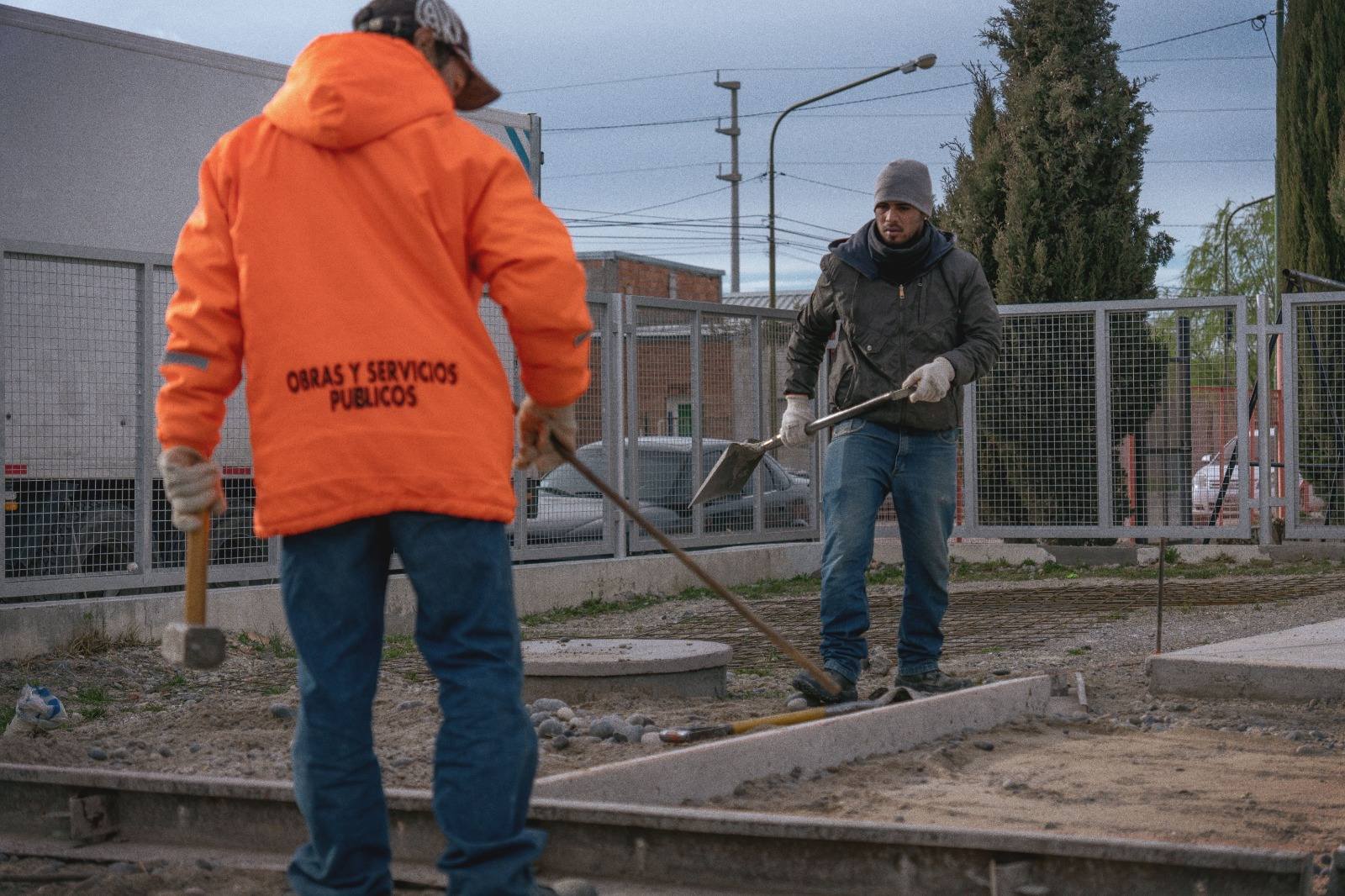 Iniciaron la construcción de un nuevo acceso para ambulancias