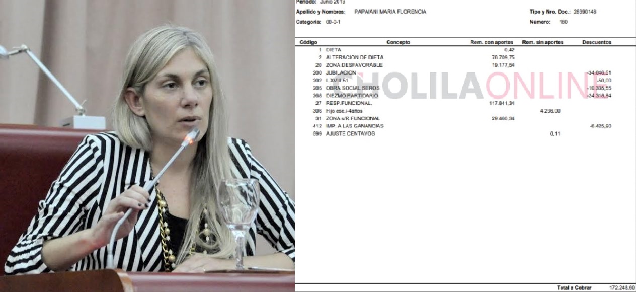 Diputada Provincial Florencia Papaiani