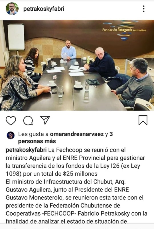 El presidente de la cooperativa de Trelew ya no oculta que es de Luz y Fuerza