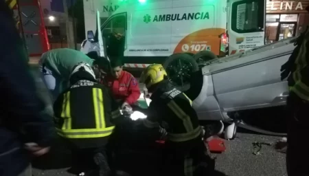 Ocurrió esta madrugada. Se desconocen los datos personales de la víctima y las circunstancias de cómo ocurrió el siniestro.