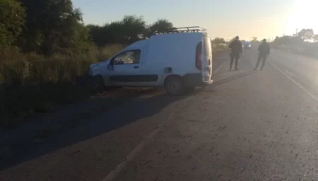 Accidente en ruta entre Trelew y Rawson