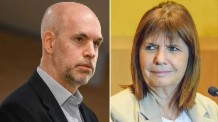 Bullrich y Larreta peleando