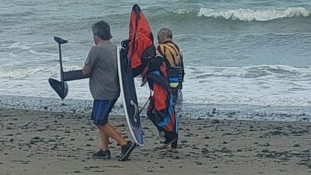 Rescataron a deportista varado