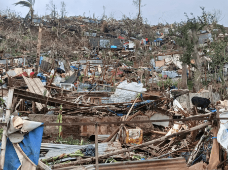 Destrucción en Mayotte