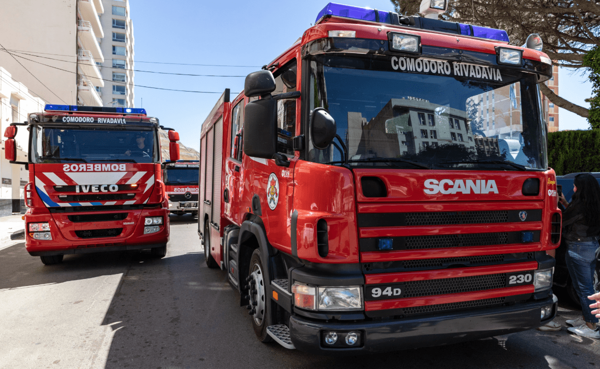 Comodoro: Bomberos tienen nuevas autobombas de ataque rápido
