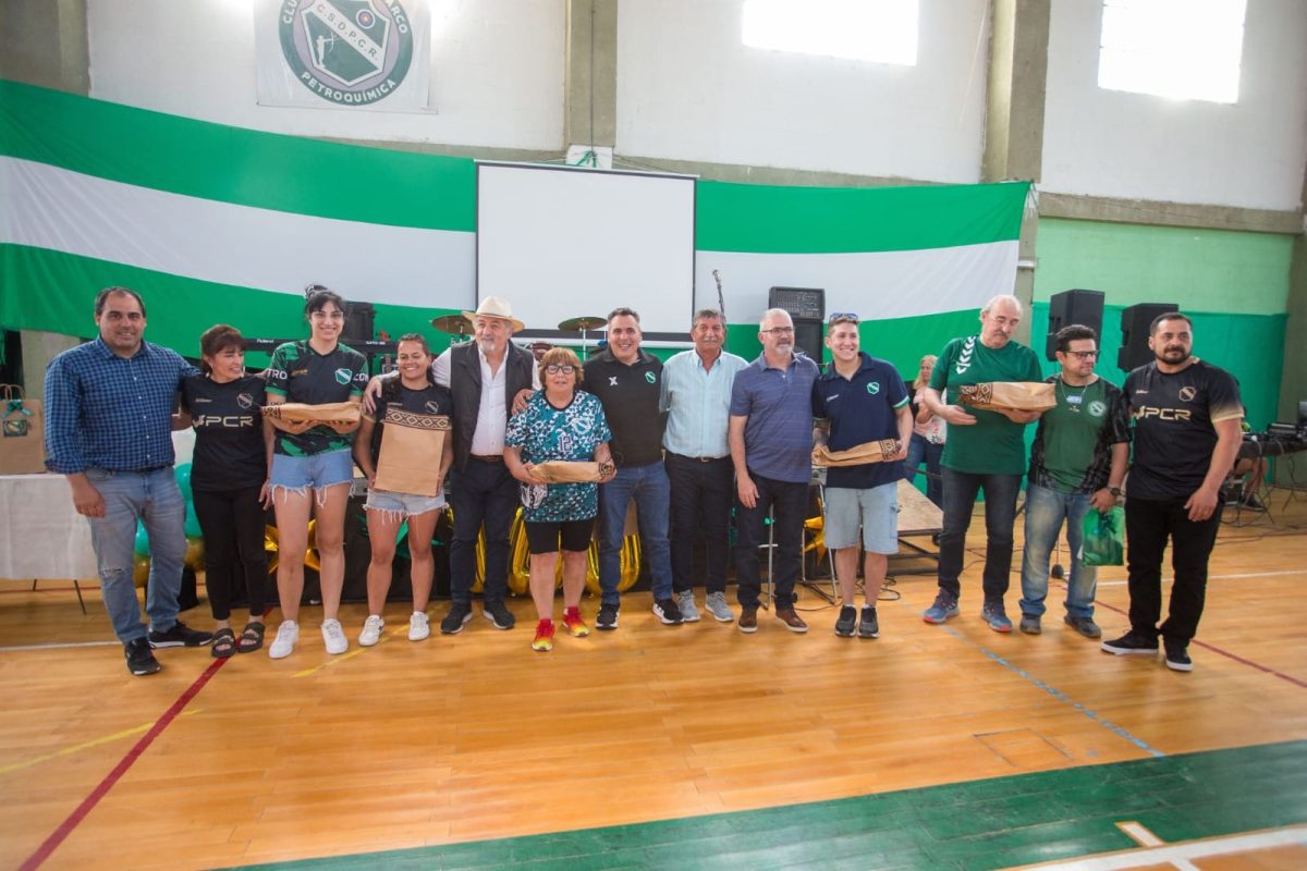 Comodoro Club Petroquímica celebró 100 años y recibió 15 millones para su gimnasio 