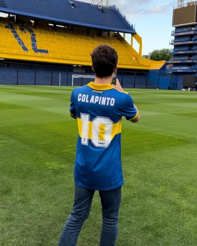 Franco Colapinto habló de su pasión por Boca 