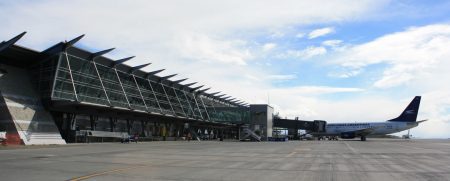 Avión en aeropuerto El Calafate