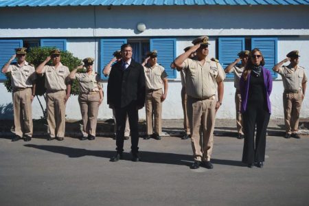 Acto de egreso en prefectura de Rawson