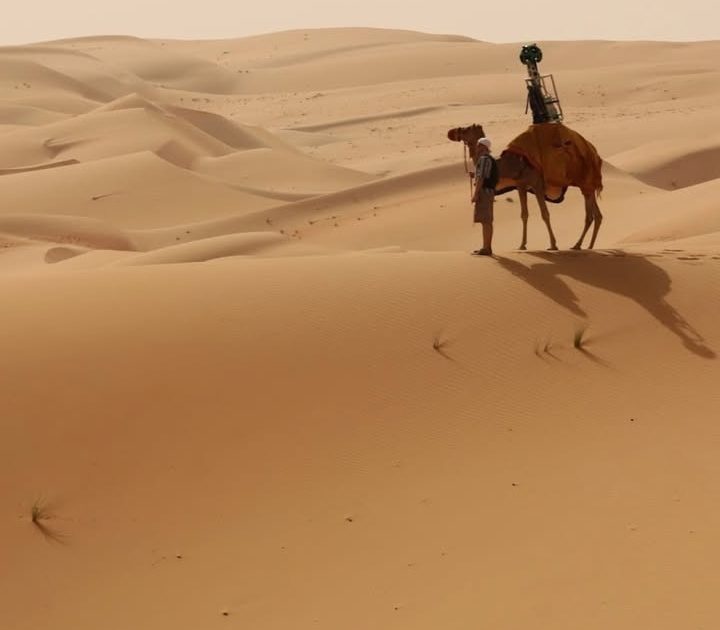 Google Street View usa camellos