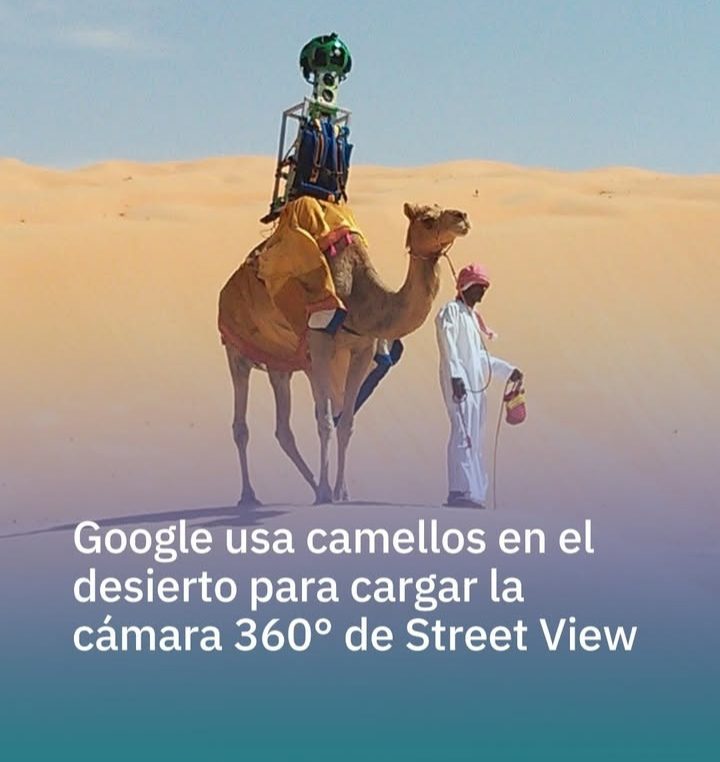 Google Street view cámaras en desierto