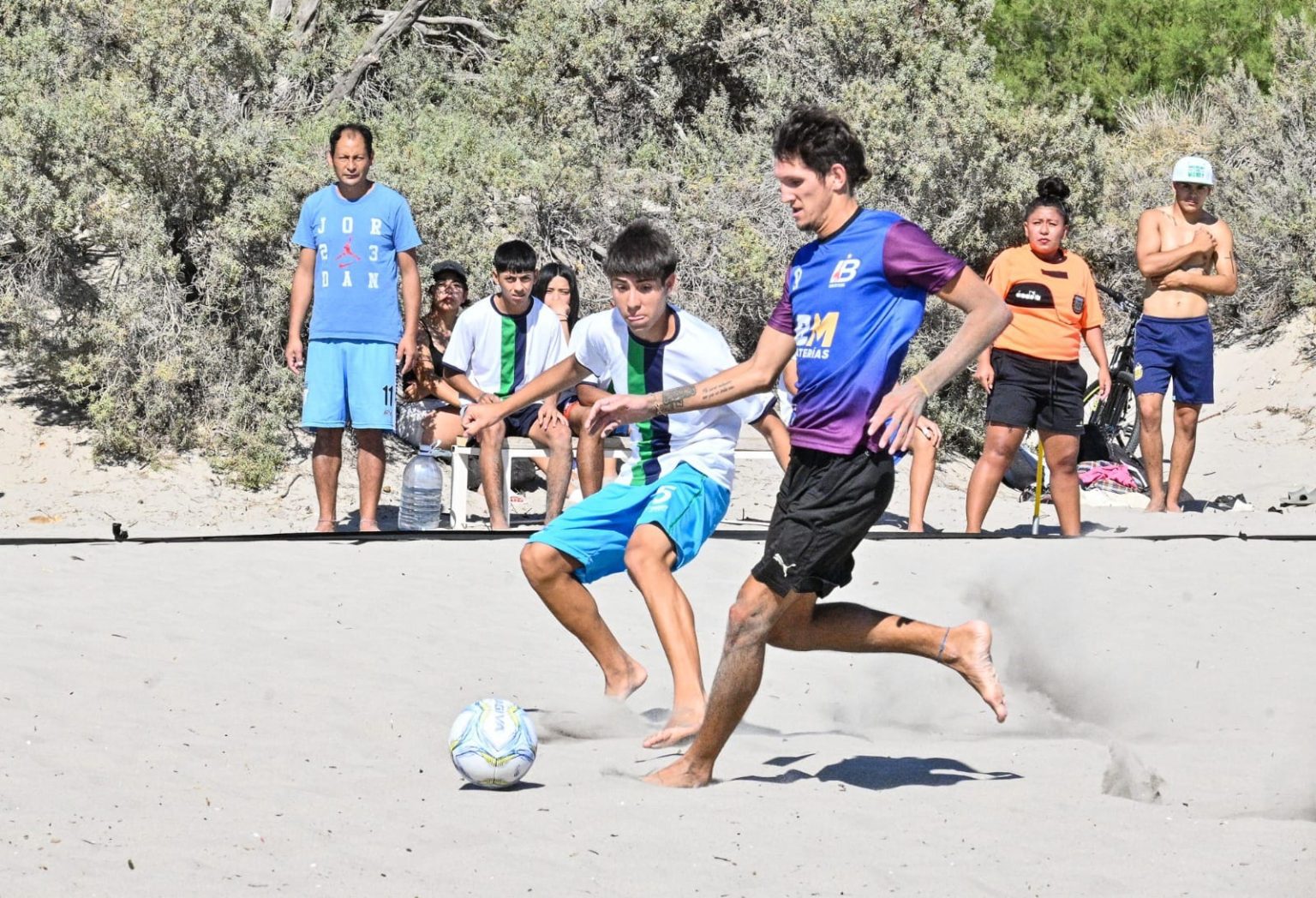 torneo fútbol playa Madryn