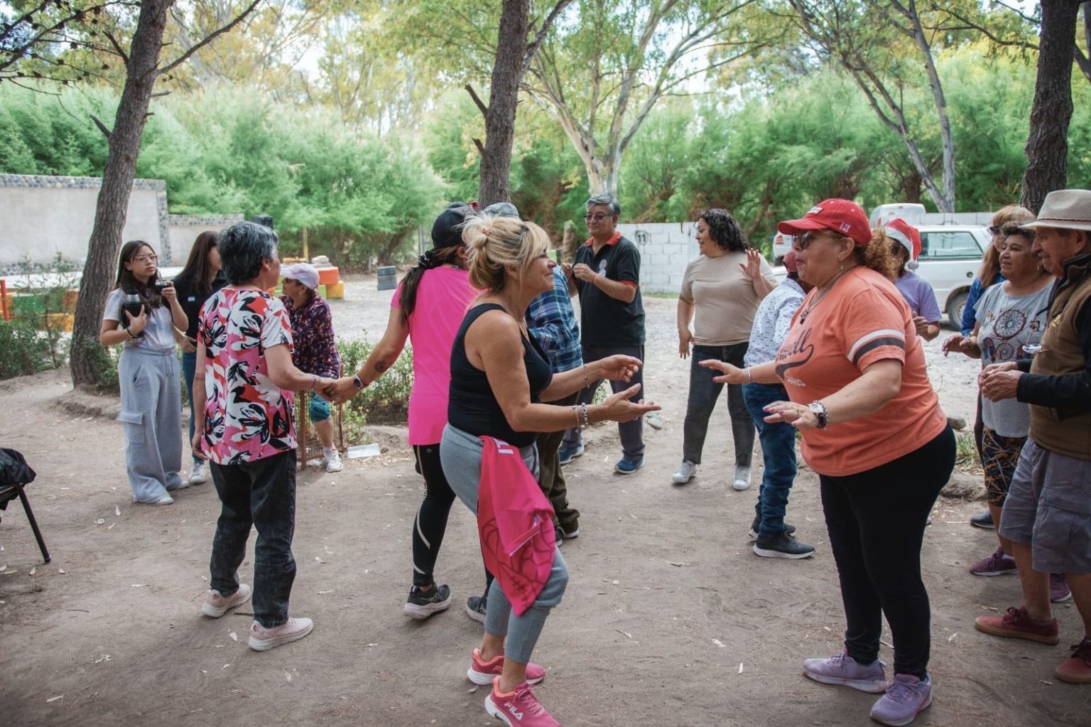 Participantes de la colonia recreativa