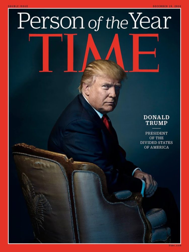 La revista Time volvió a elegir a Trump como “Persona del Año”