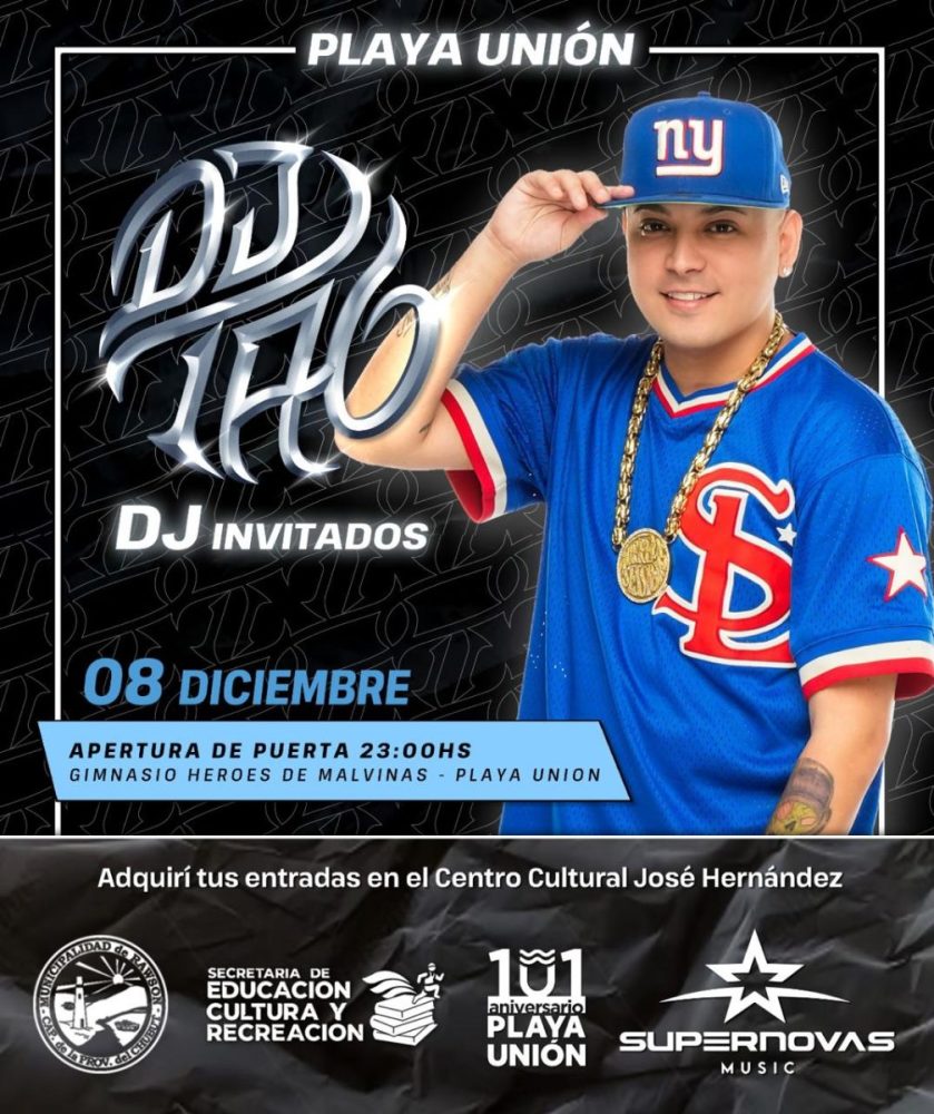 Rawson llega a DJ Tao en Playa Unión