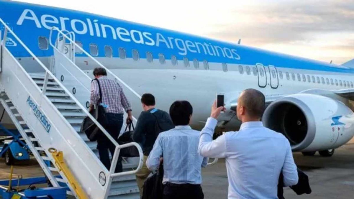 Pasajeros Aerolíneas Argentinas