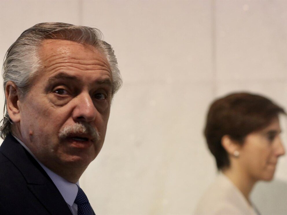 Alberto Fernández denuncia violencia