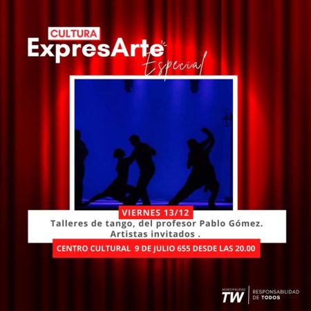 ExpresArte presenta taller de tango