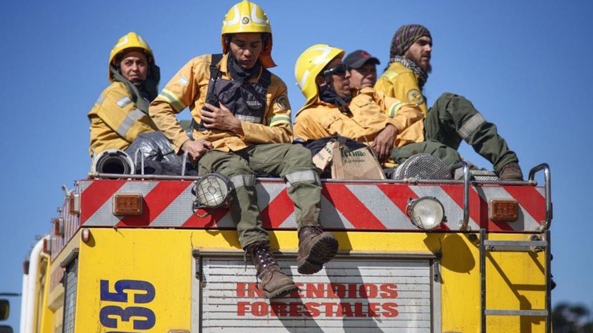 Preparativos incendios en Patagonia