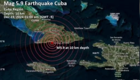 Terremoto en Cuba diciembre