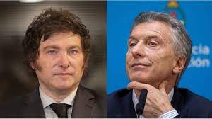 Javier Milei a Macri