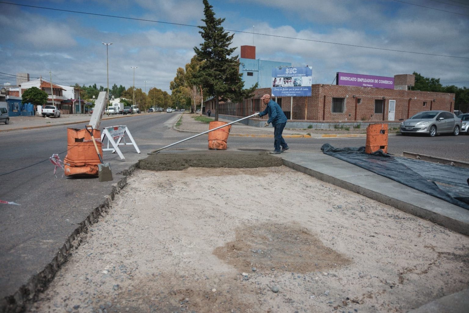 Bacheo en Rawson