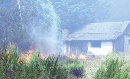 Incendio incontrolable en Epuyén