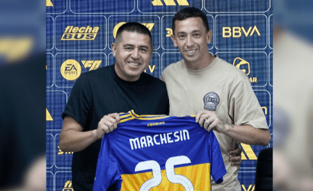 Marchesín presentado en Boca