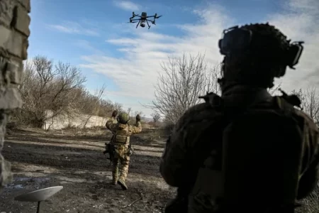 Defensa derriba drones Rusia